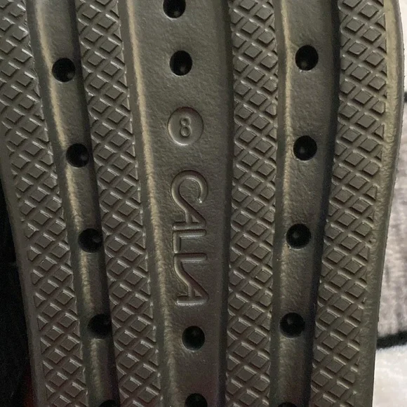 CALIA Womens Molded Slides Black - Picture 3 of 4